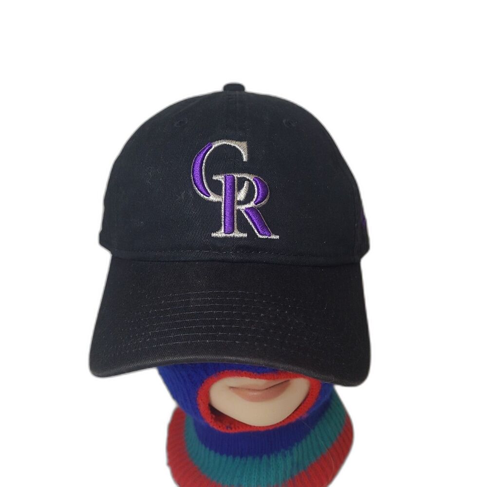 Vtg New Era Colorado Rockies Baseball cap adjustable hat MLB